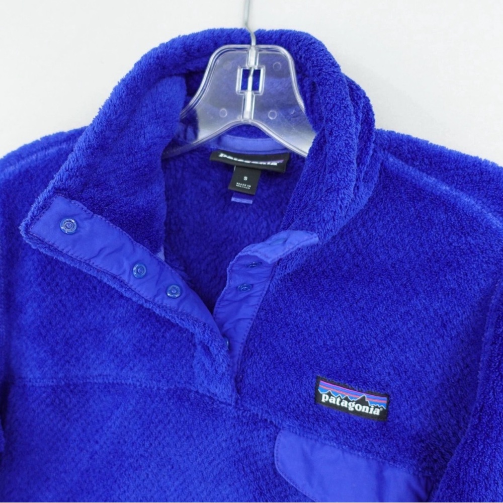PATAGONIA Retool Snap T Fleece Pullover Blue Jacket - Womens, S - Picture 2 of 14